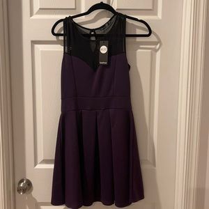Plum boohoo dress